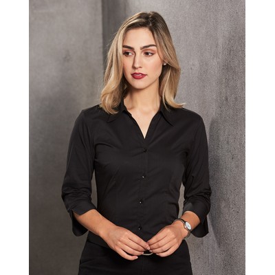 Women Teflon Executive 34 Sleeve Shirt